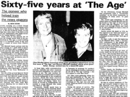 Sixty-five years at The Age