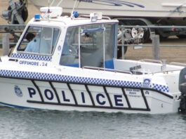 Coordinated rescue in Lakes Entrance police boat