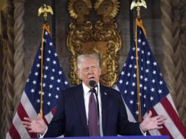 Trump could get a lesson on Iran from an unlikely source — emus trump addressing a crowd