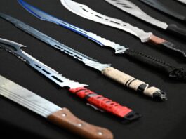 Machete thugs run riot at NRL ‘Harmony’ event machetes knives crime