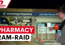 Lalor pharmacy ram raided overnight