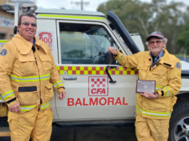 Balmoral firefighter praised for commitment to fuel reduction