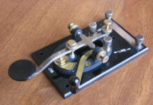 June 21, 1869: The first telegram is sent in Western Australia telegraph morse key