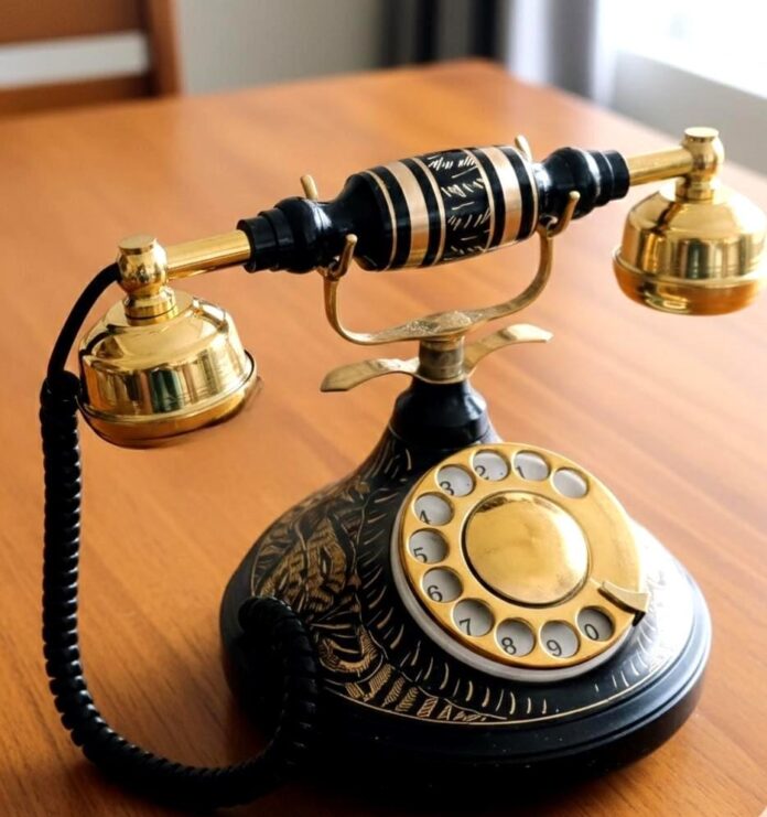 historical rotary dial phone rotary telephone
