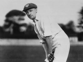 June 12, 1948: Donald Bradman scores 138 in the First Test at Trent Bridge