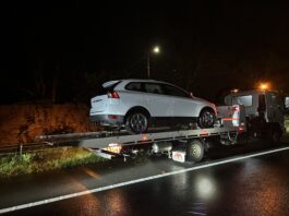 Wrong side of road driver blows his licence