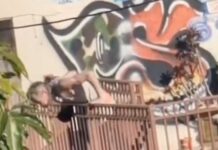 Footscray siege with weapons