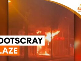 Firefighters knock down Footscray shop fire