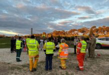 Stage collapse simulation training a success