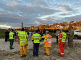 Stage collapse simulation training a success