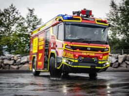 EVIE electric FRV fire truck