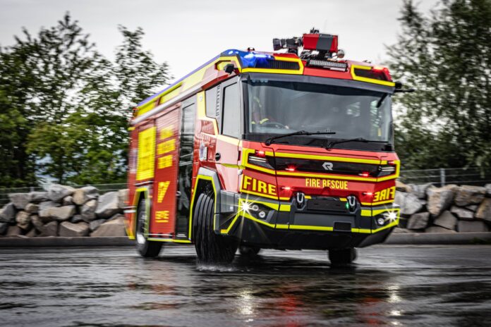 EVIE electric FRV fire truck