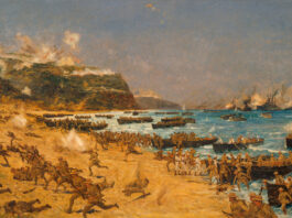 Gallipoli landings portrait