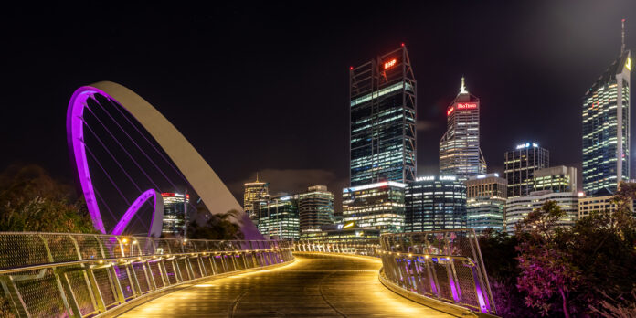 Perth (AU), Elizabeth Quay Bridge