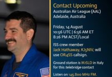Space Station contact with Australian Air League is go