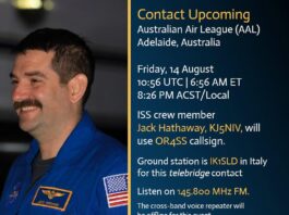 Space Station contact with Australian Air League is go