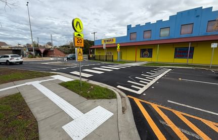 seymour_works seymour roadworks predestrian crossing