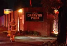 Fatal fire at caravan park