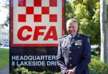 CFA welcomes new Chief Officer CFA Chief Officer Garry Cook