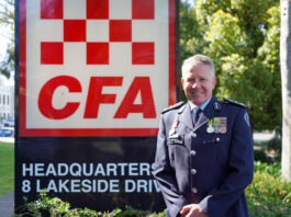 CFA welcomes new Chief Officer CFA Chief Officer Garry Cook