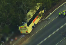 Glenburn bus collision mee's bus glenburn