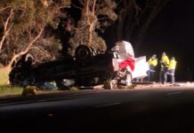 Two dead and a third fighting for life following multi-vehicle crash