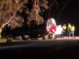 Two dead and a third fighting for life following multi-vehicle crash