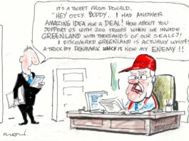 Alan Moir 23/08/2019 trump greenland morrison