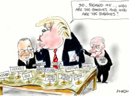 Alan Moir 25/10/2019 trump
