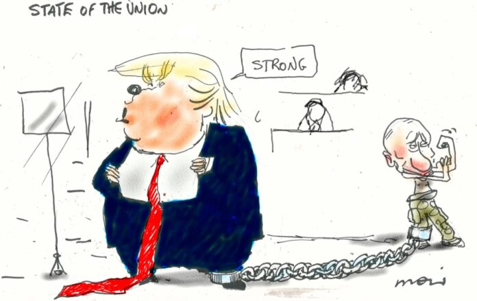 Alan Moir 07/02/2020 Trump Putin