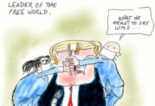 Moir’s View … Alan Moir 20/03/2020 Trump