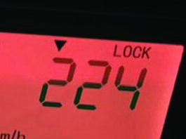 Run but you can’t hide radar at 224 km/h