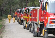 Fire restrictions to begin in Swan Hill fire trucks