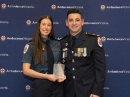 Ambulance Victoria graduate paramedic recognised
