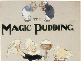 October 12, 1918: “The Magic Pudding” is first published magic pudding title cover