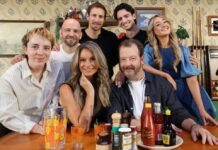 Straight to the Her Majesty’s Theatre pool room The Castle theatre cast