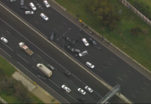 Six arrested after pursuit